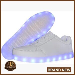 LED Light Up Sneakers with USB Charging, Glowing Athletic Shoes, Unisex
